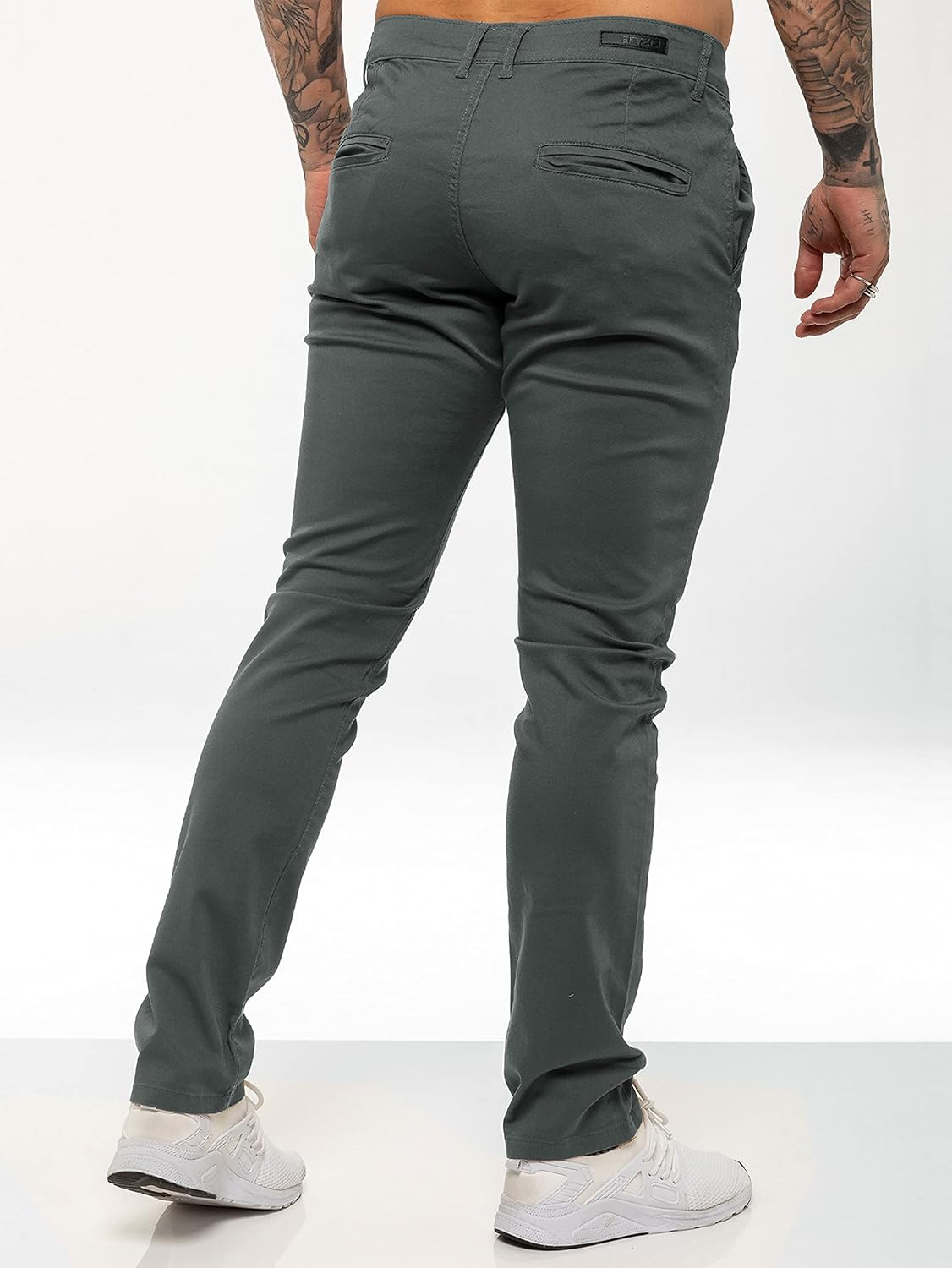 Pantalon chino homme coton stretch