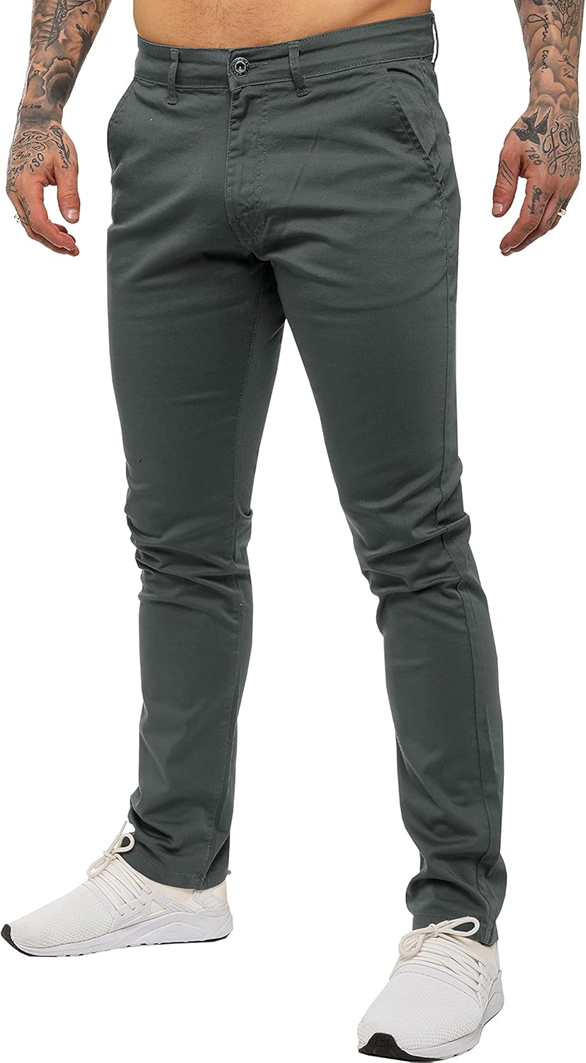 Pantalon chino homme coton stretch