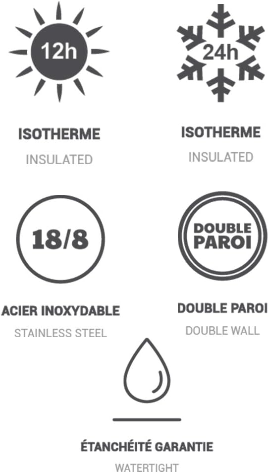 Gourde isotherme inox 500 ml