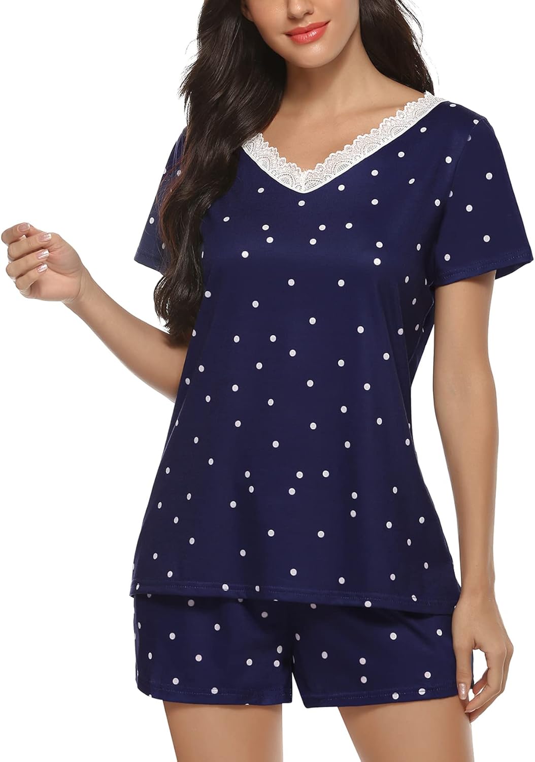Pyjama court femme en coton