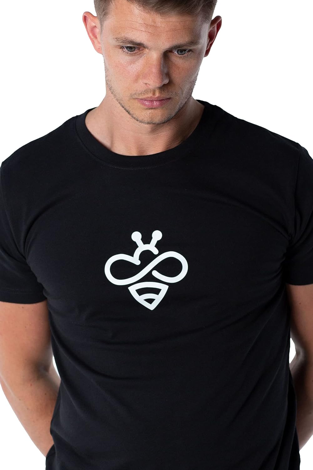 T-shirt col rond unisexe en coton